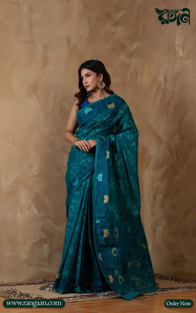 Deep-Pest Tantuj Pure Cotton Saree