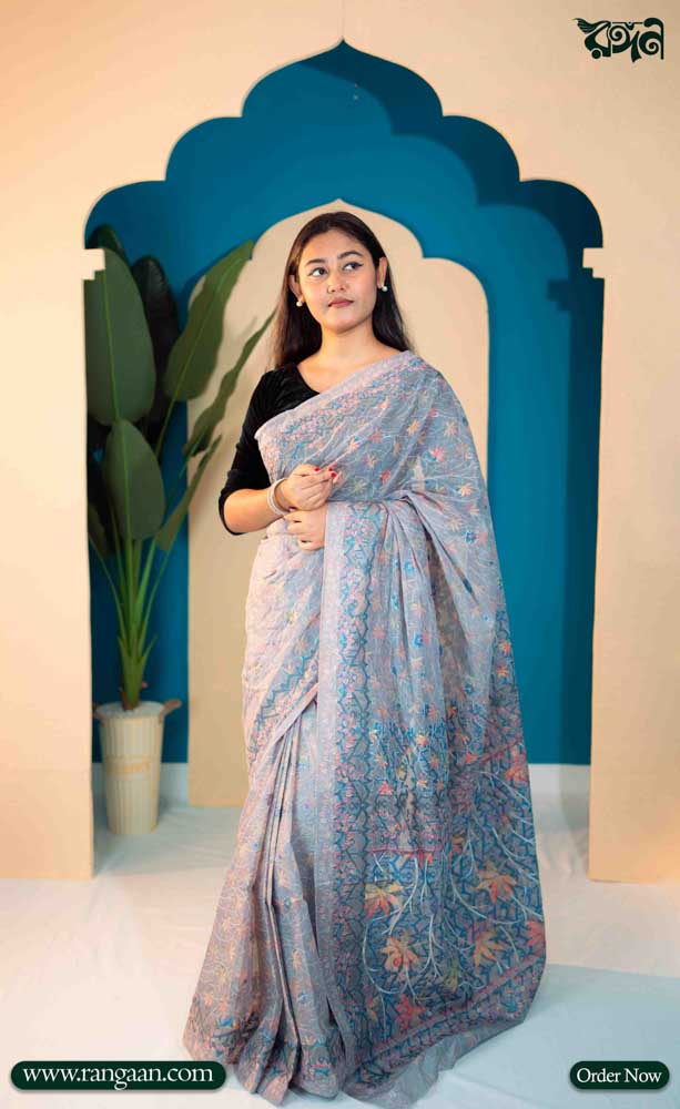 Soft Digital Print Pure Cotton Saree