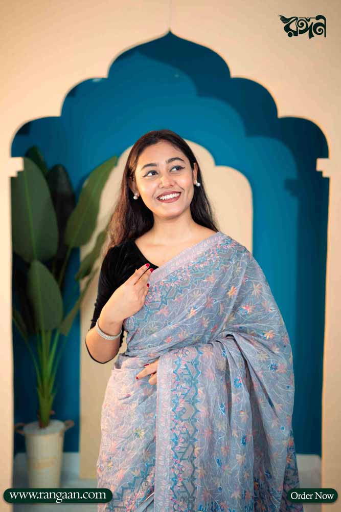 Soft Digital Print Pure Cotton Saree