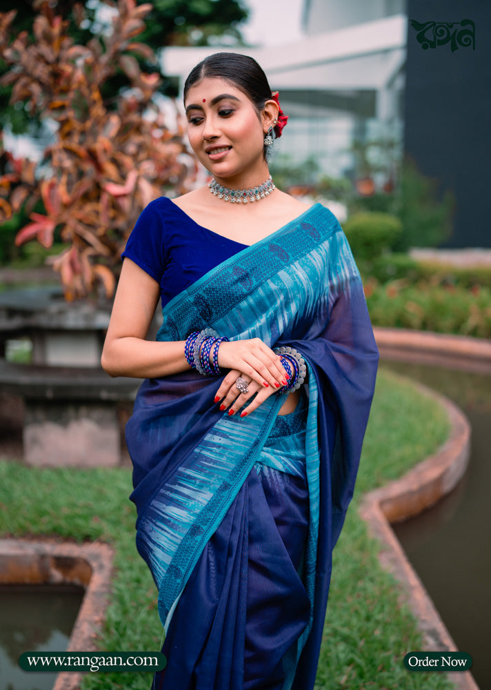 Multi-Colour Soft Silk Digital Print Saree