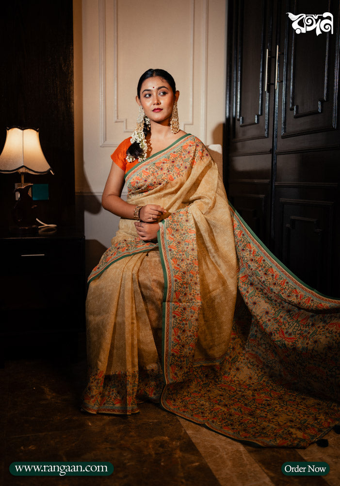 Multi-Colour Soft Silk Digital Print Saree